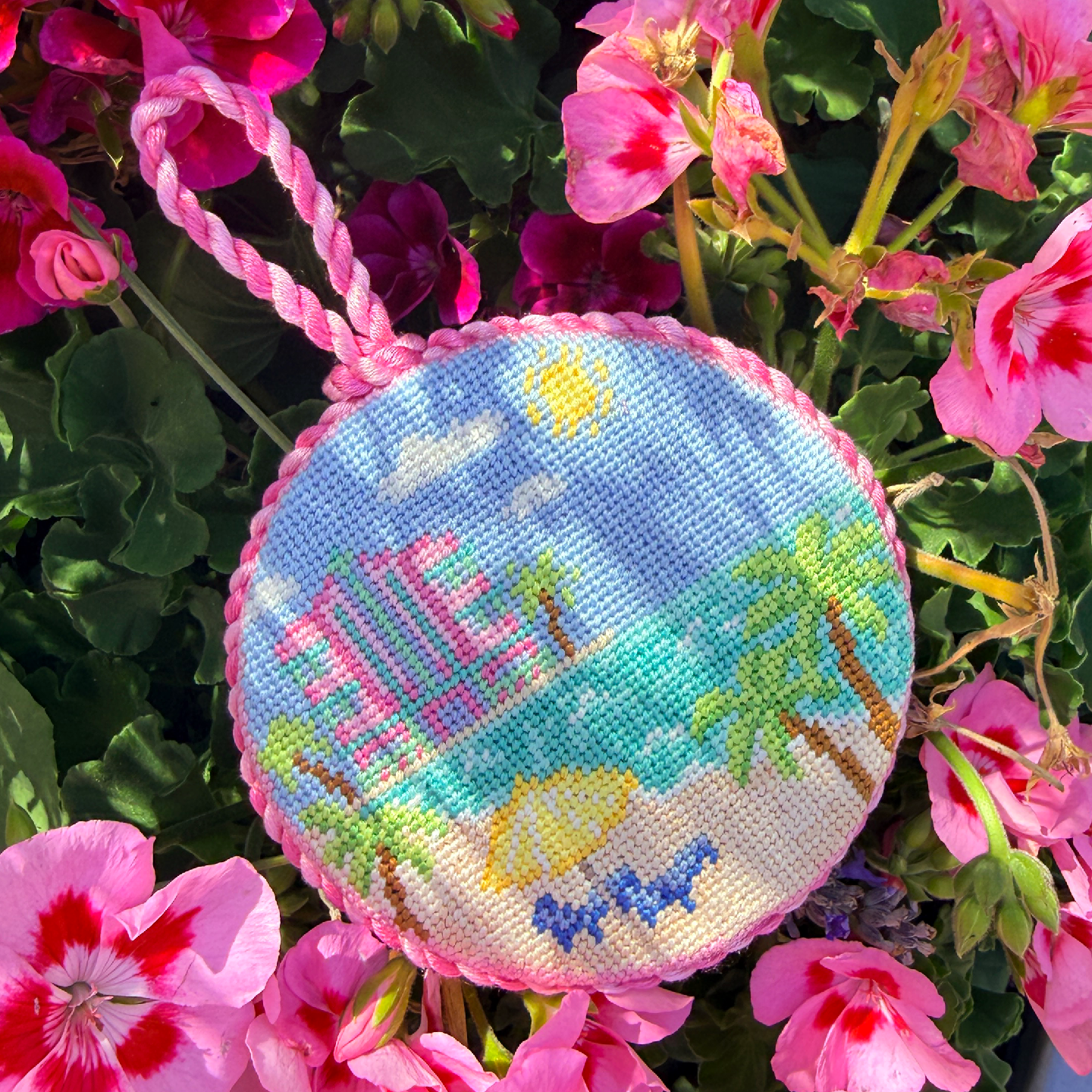 South Beach Medallion Canvas