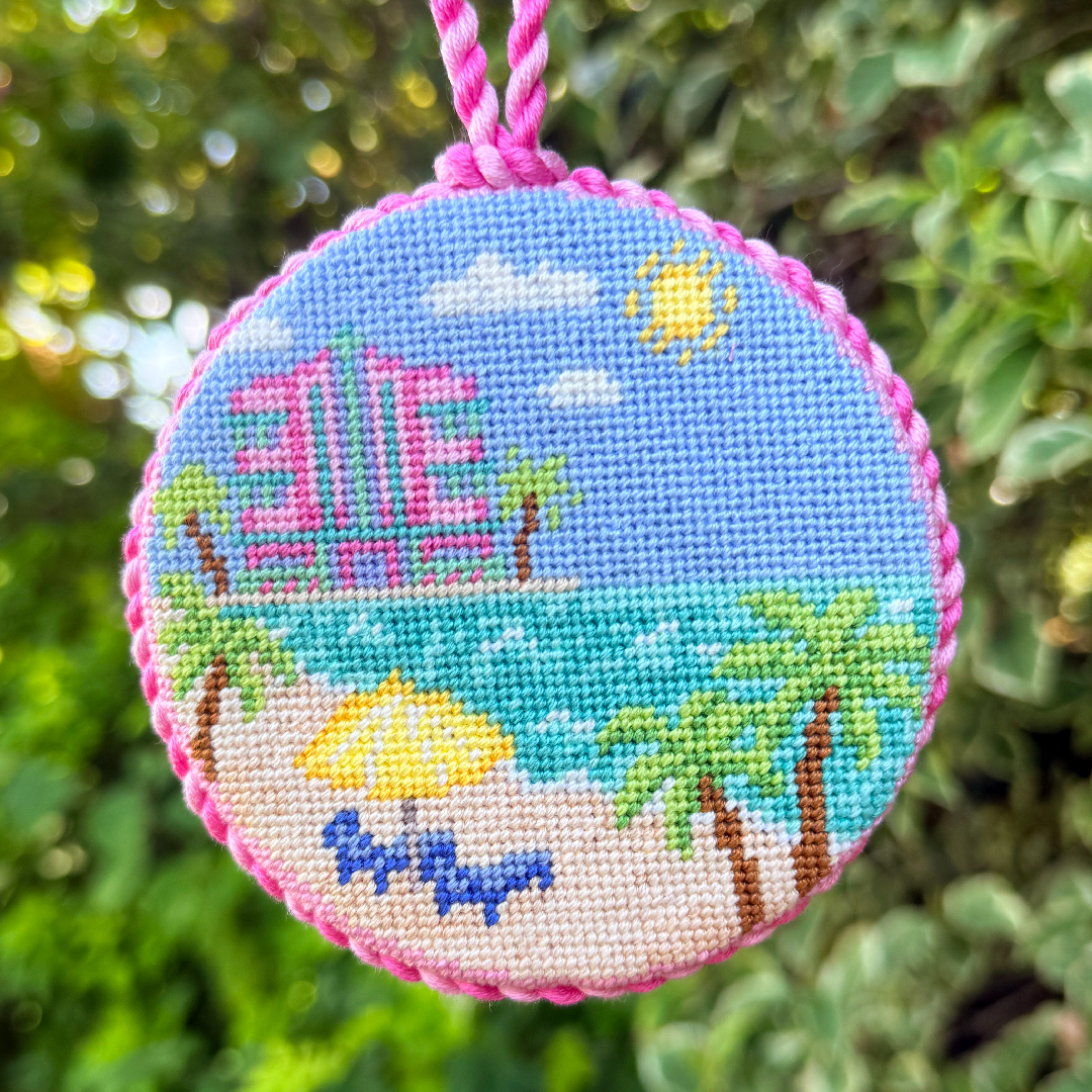 South Beach Medallion Canvas