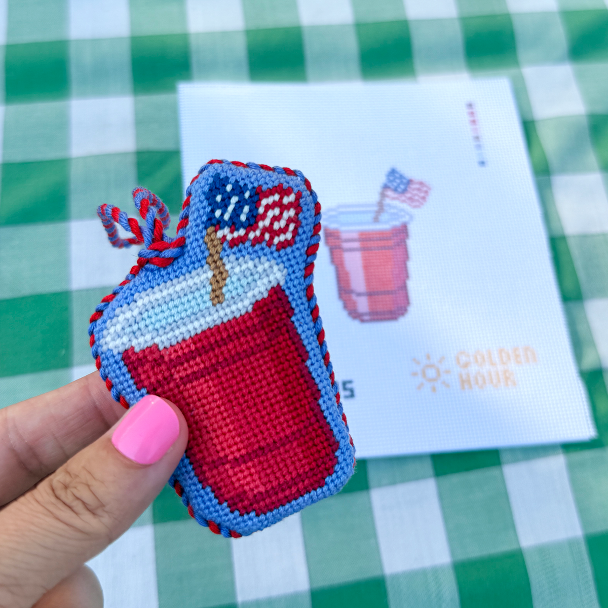 Solo Cup Needlepoint Canvas