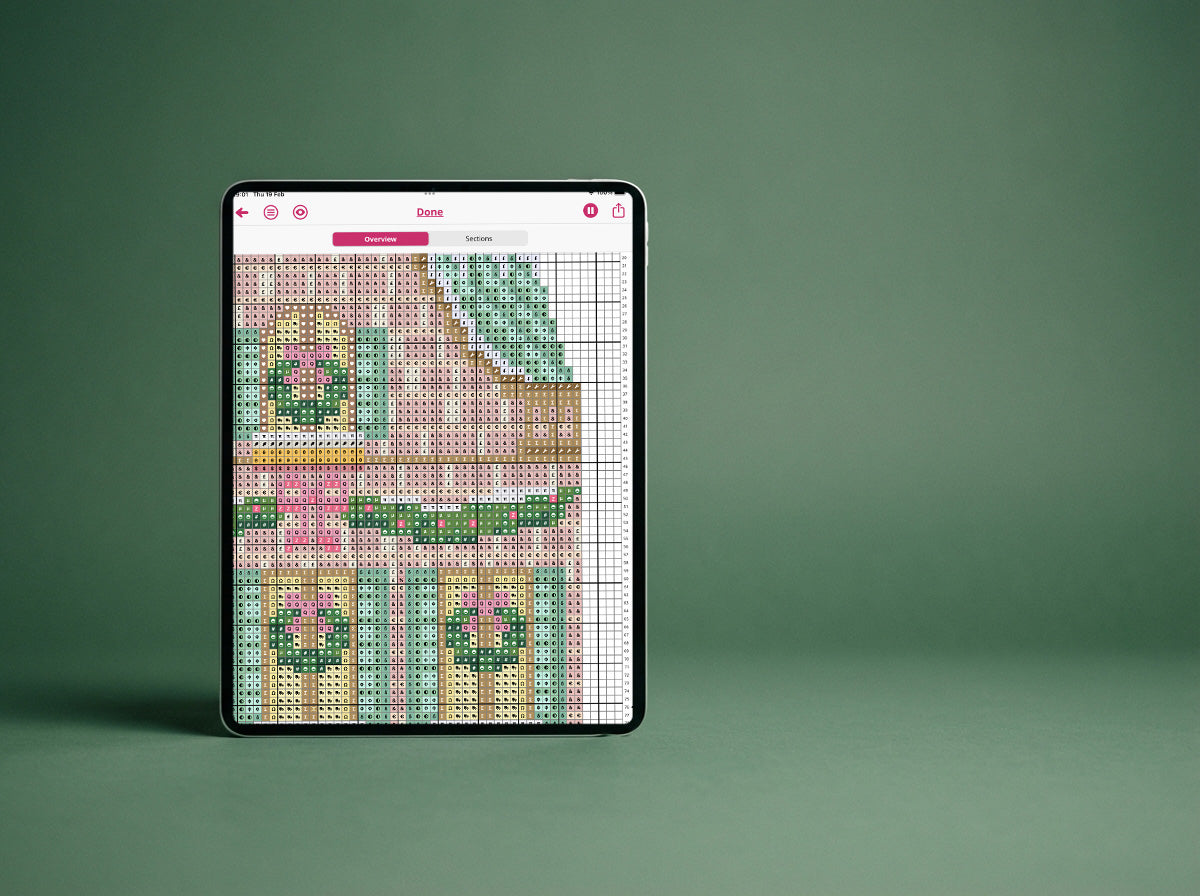 Garland Cottage & Garland Row – 2 House Needlepoint Chart Bundle