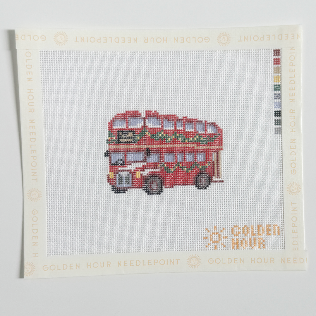 Christmas Bus Canvas