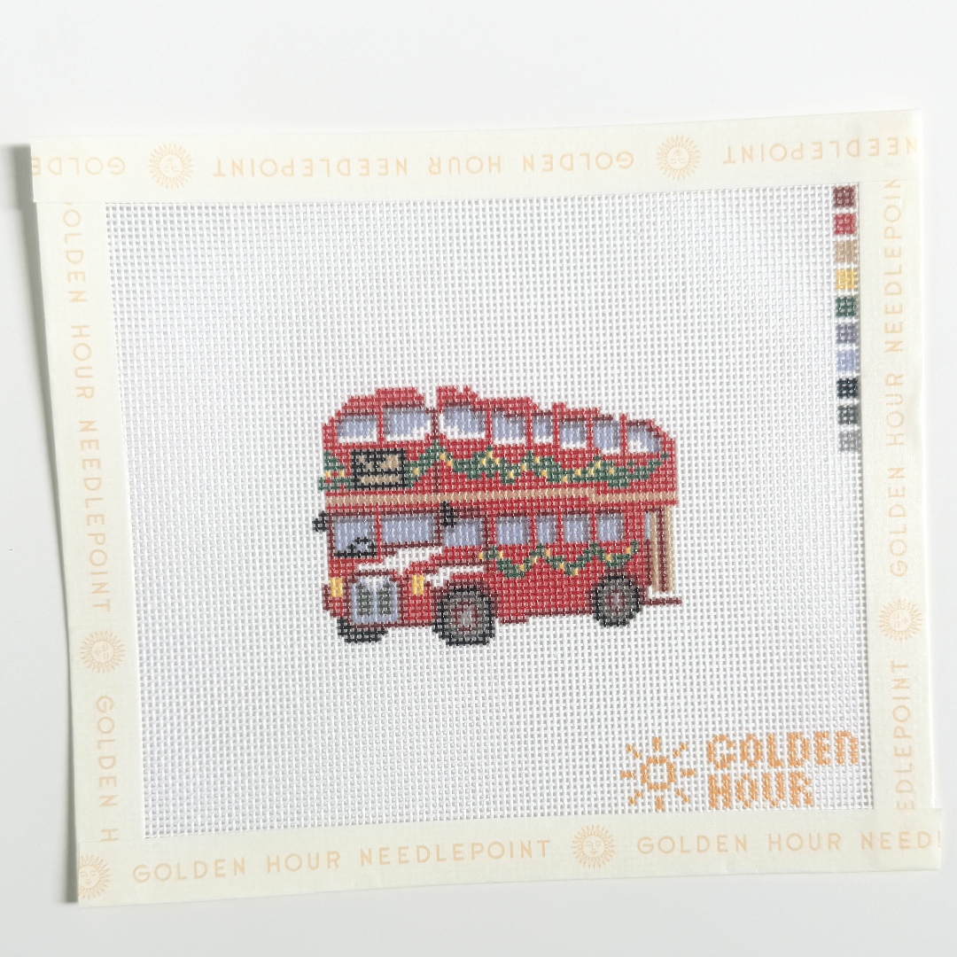 Christmas Bus Canvas