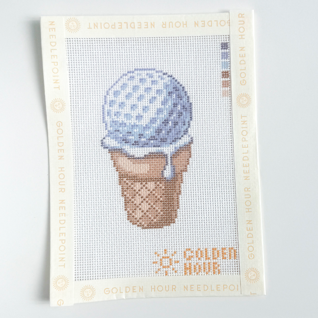 Ice Cream Golf Ball Canvas