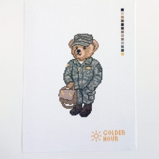 Army Bear Canvas