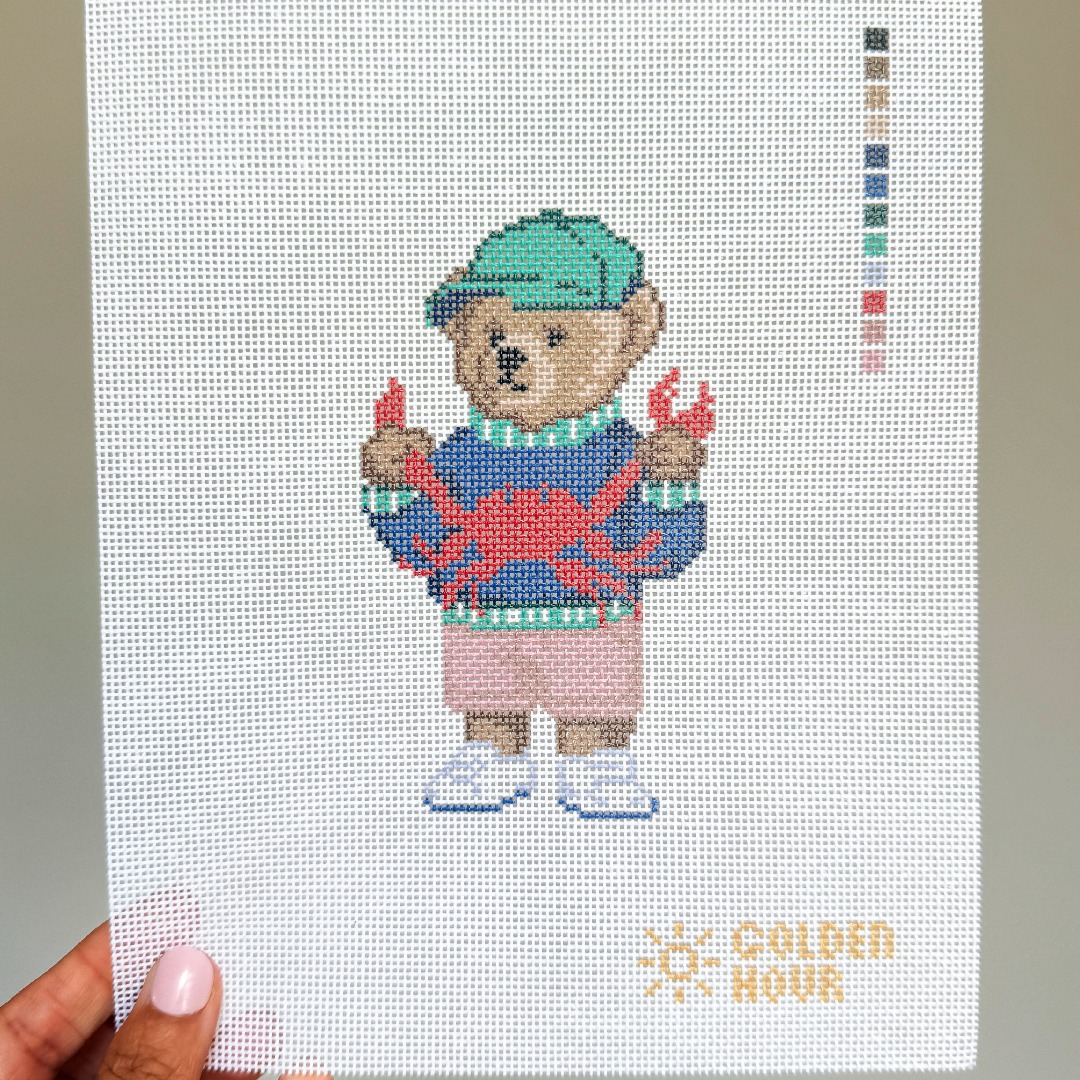 Crab Bear Canvas
