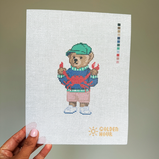Crab Bear Canvas
