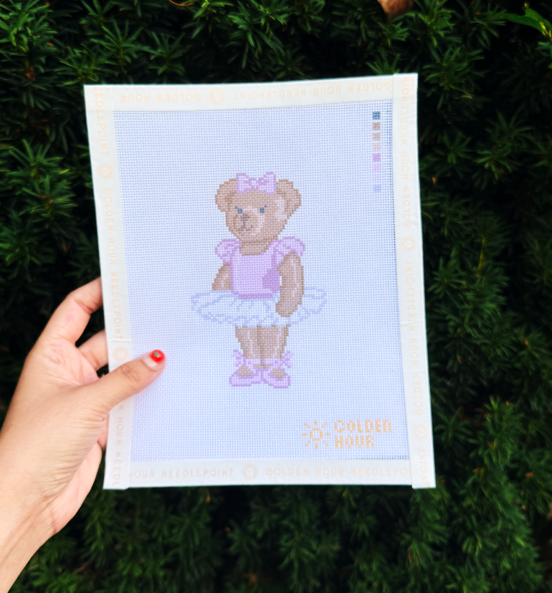 Ballerina Bear Canvas