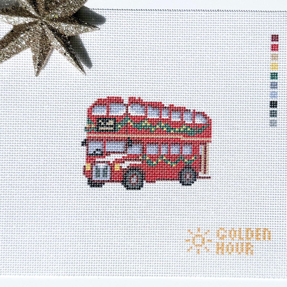 Christmas Bus Canvas