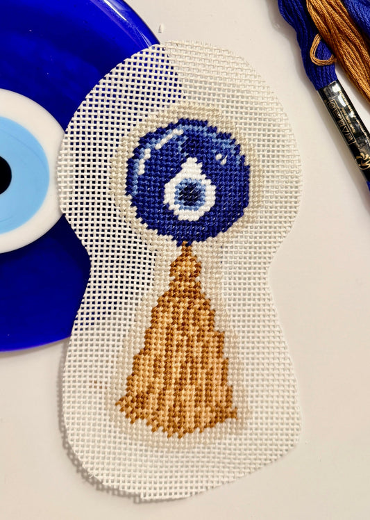 Evil Eye Needlepoint Chart