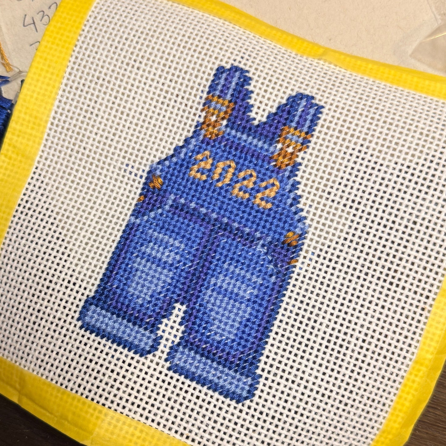 Baby Overalls 2026 – Needlepoint Chart