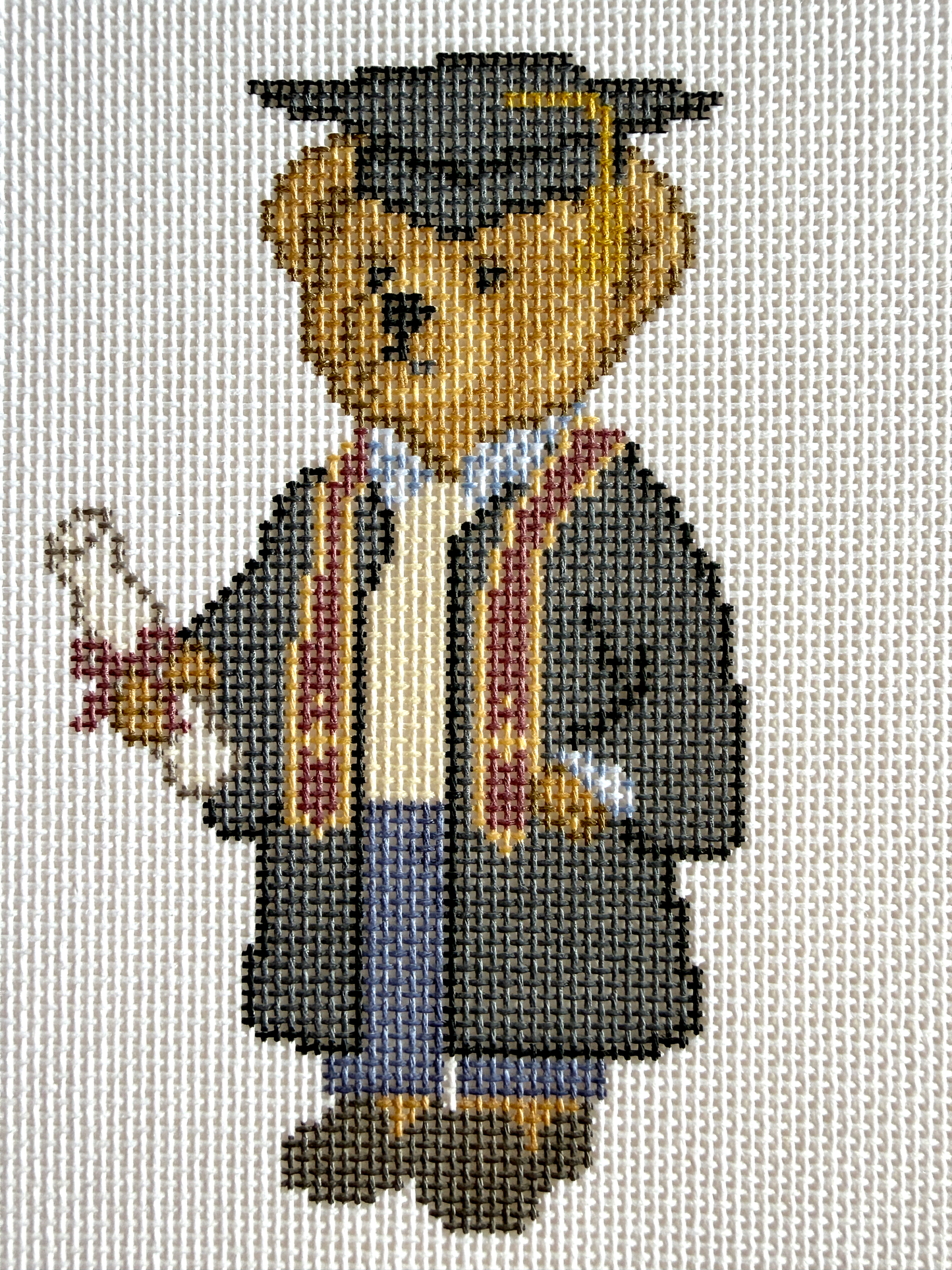 Graduate Bear Canvas
