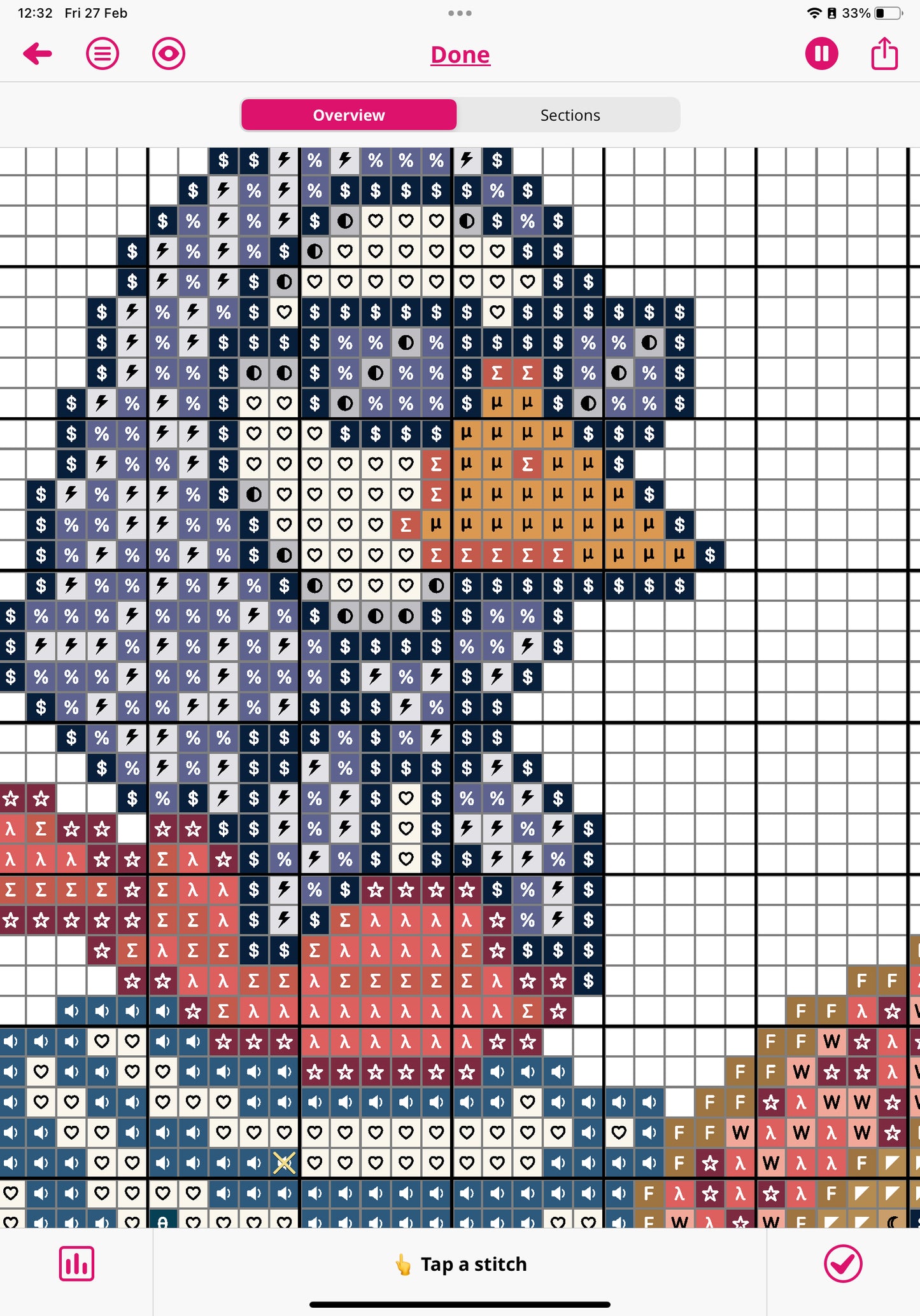Silly Goose Nantucket Needlepoint Chart