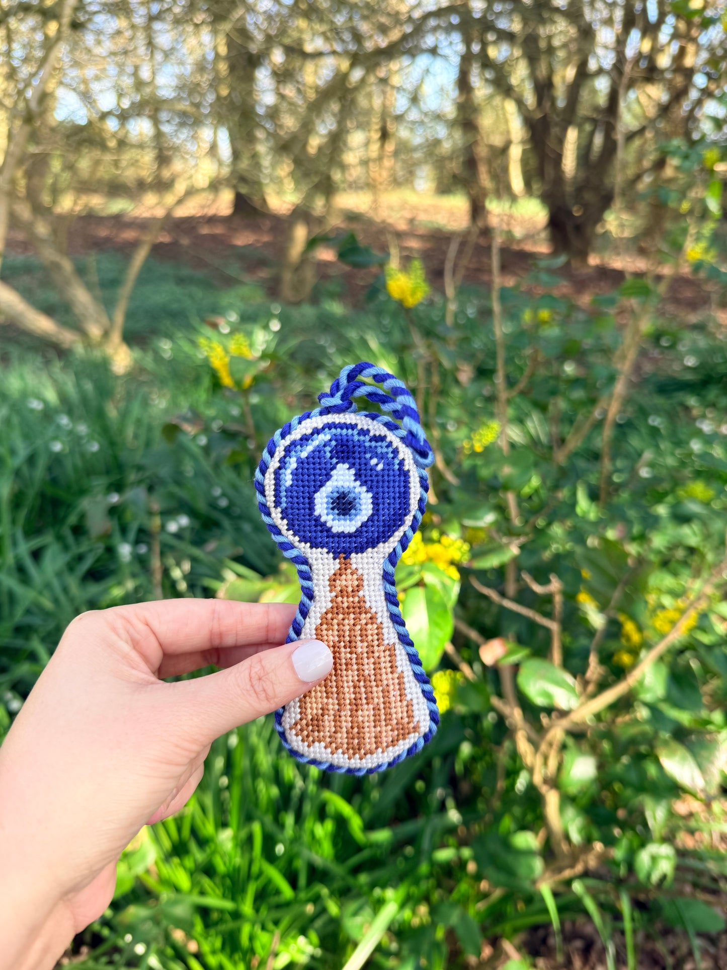 Evil Eye Needlepoint Chart