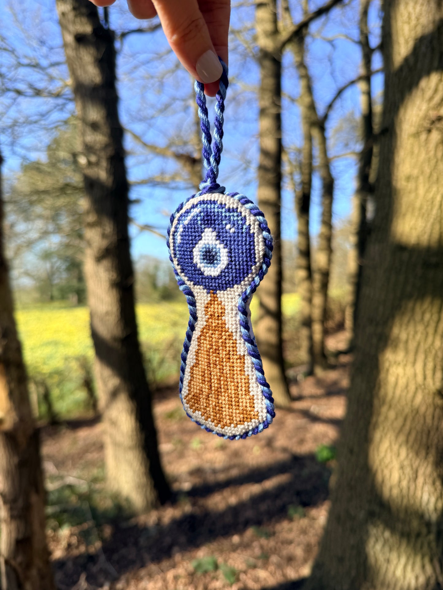 Evil Eye Needlepoint Chart
