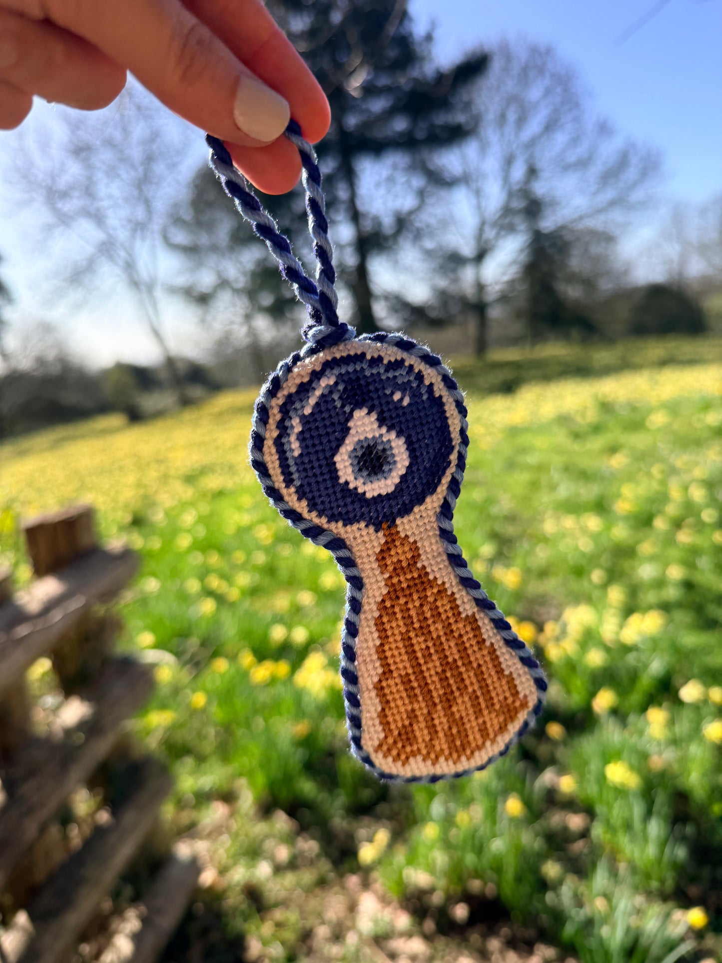 Evil Eye Needlepoint Chart