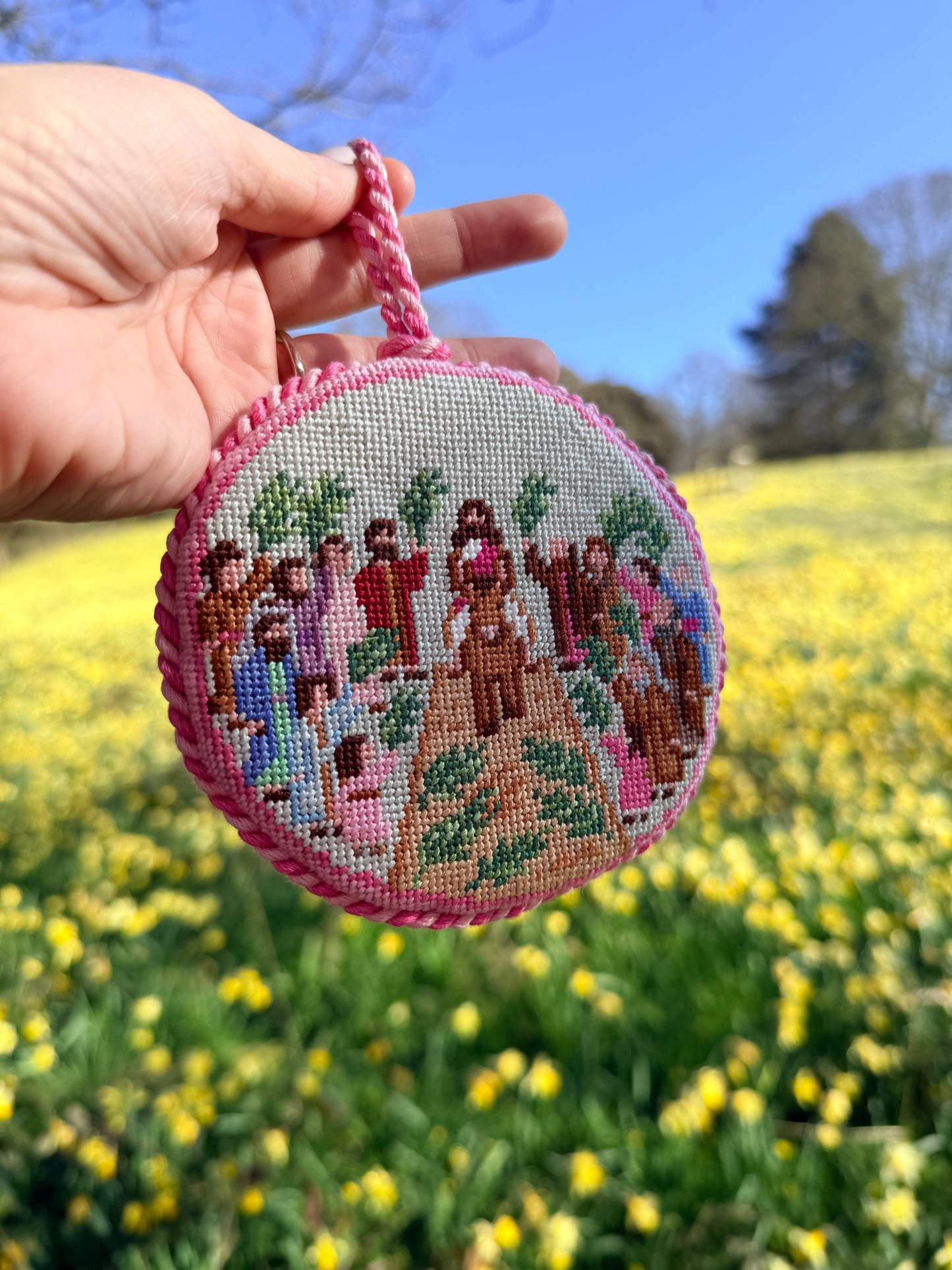 Palm Sunday Needlepoint Canvas