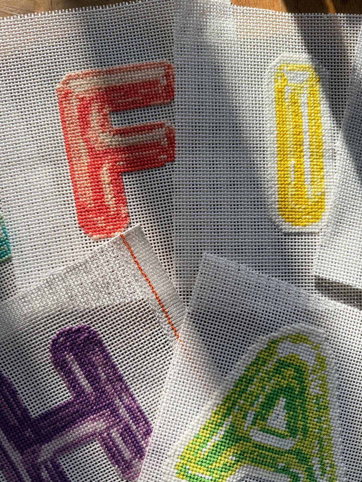 2-Colour Needlepoint Alphabet Chart Bundle