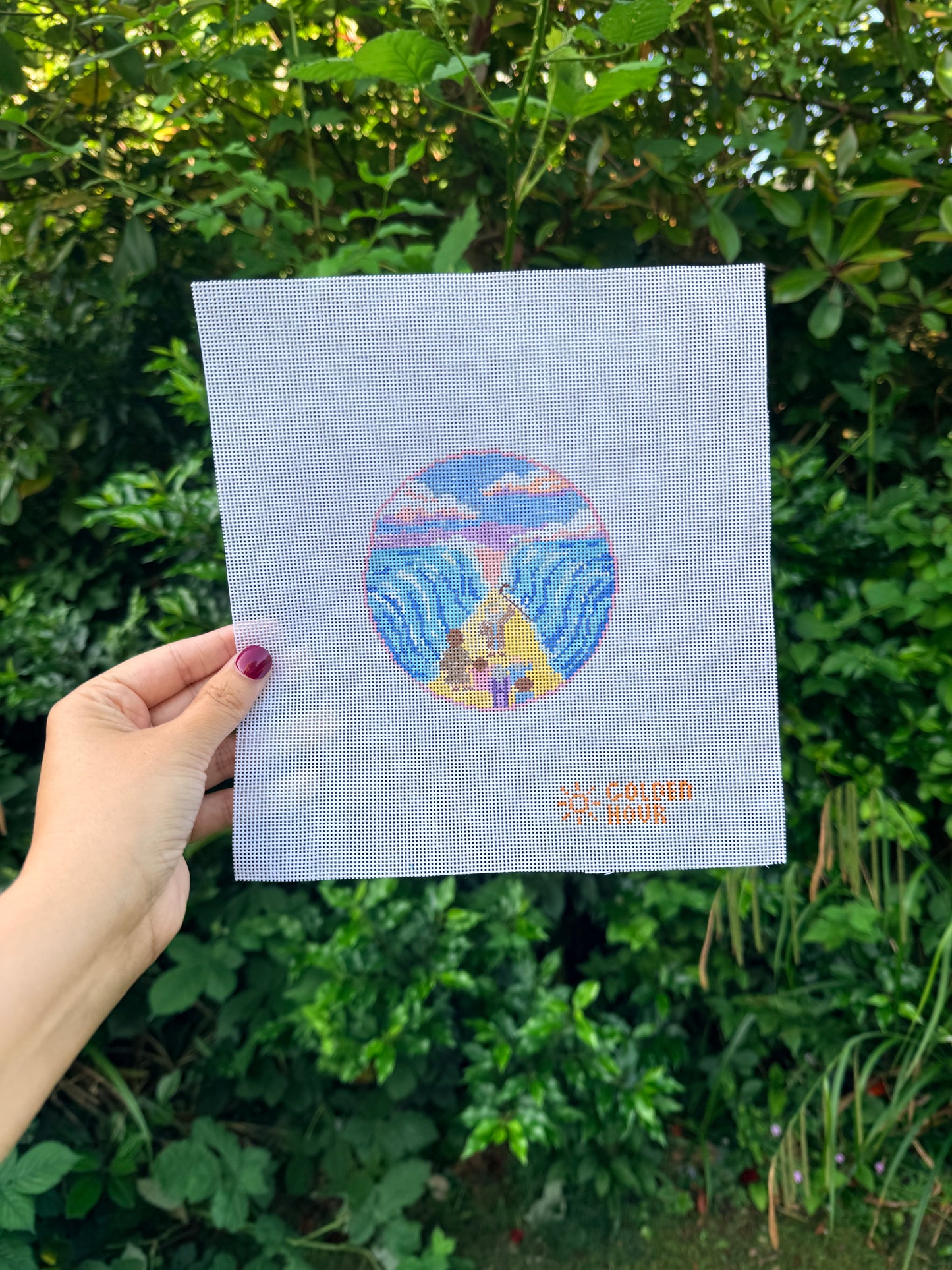Parting the Seas Needlepoint Chart