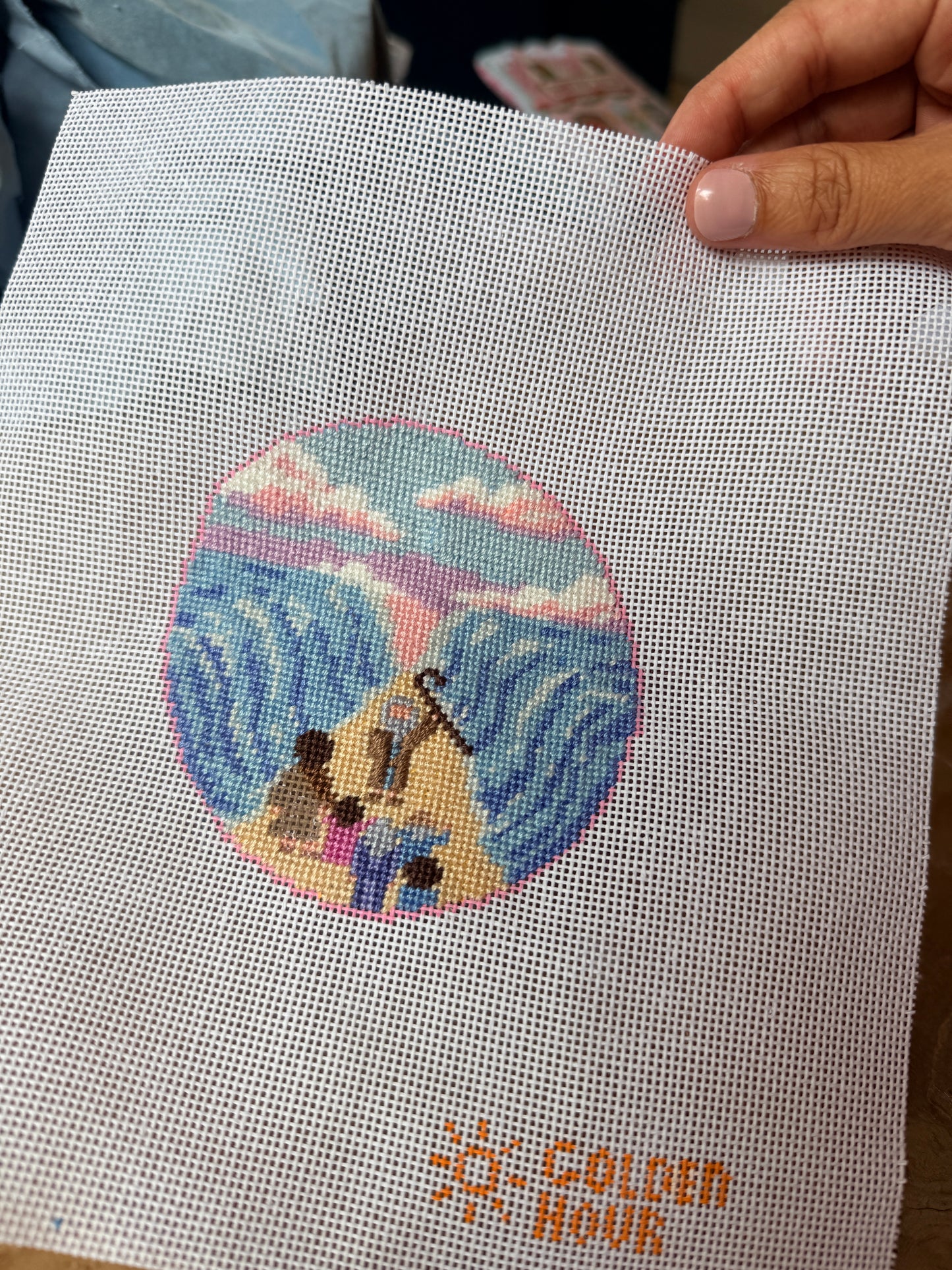 Parting the Seas Needlepoint Chart