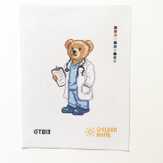 Doctor Bear Canvas