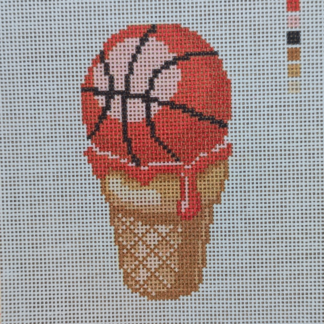 Ice Cream Basketball Canvas SAMPLE