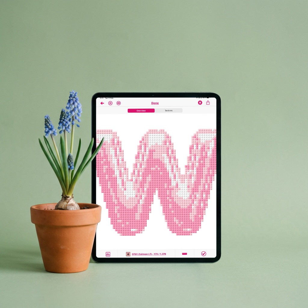 2-Colour Needlepoint Alphabet Chart Bundle