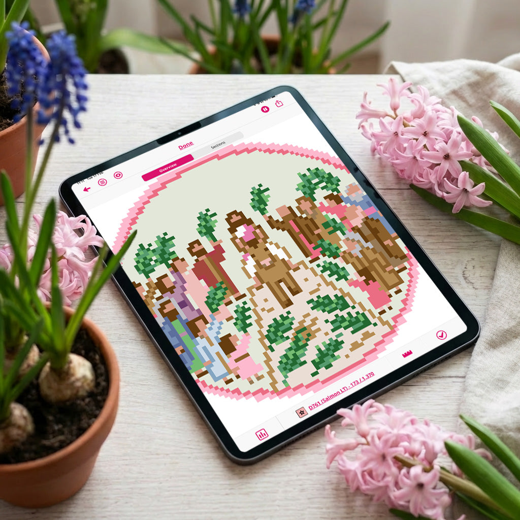 Palm Sunday Needlepoint Chart