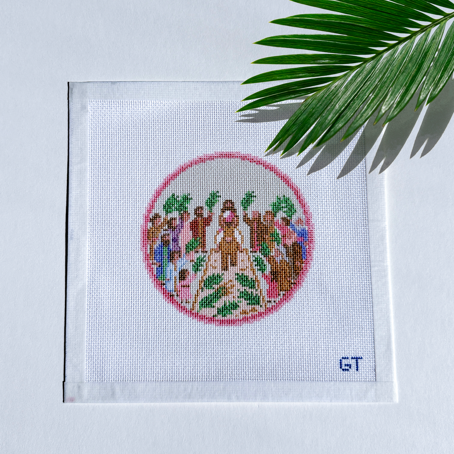 Palm Sunday Needlepoint Canvas
