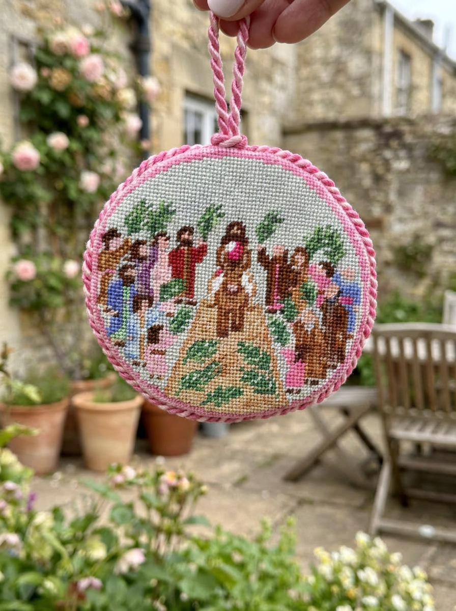 Palm Sunday Needlepoint Chart