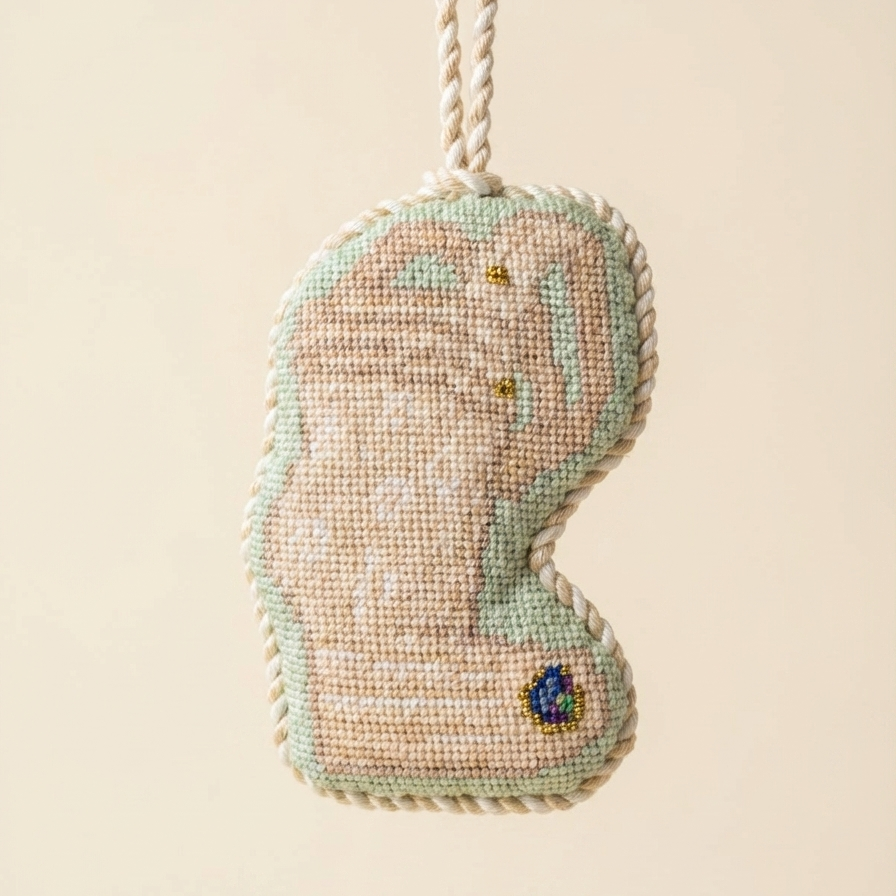 Baby Carrier Needlepoint Pattern