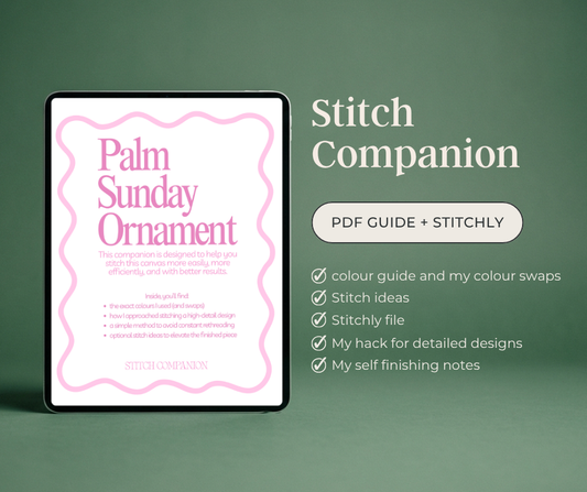Palm Sunday Stitch Chart Companion (DIGITAL)
