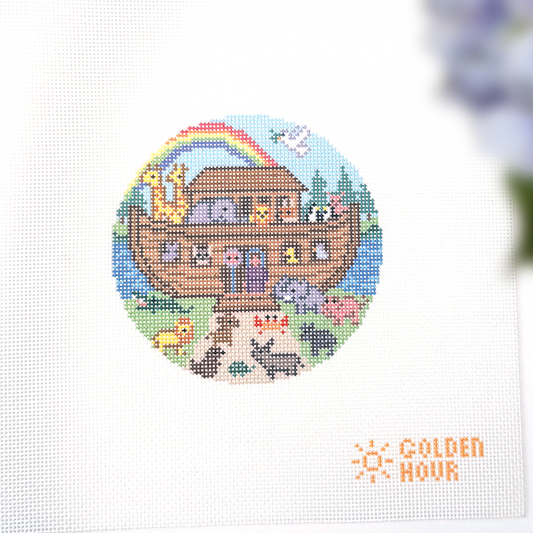 Noah's Ark Needlepoint Canvas