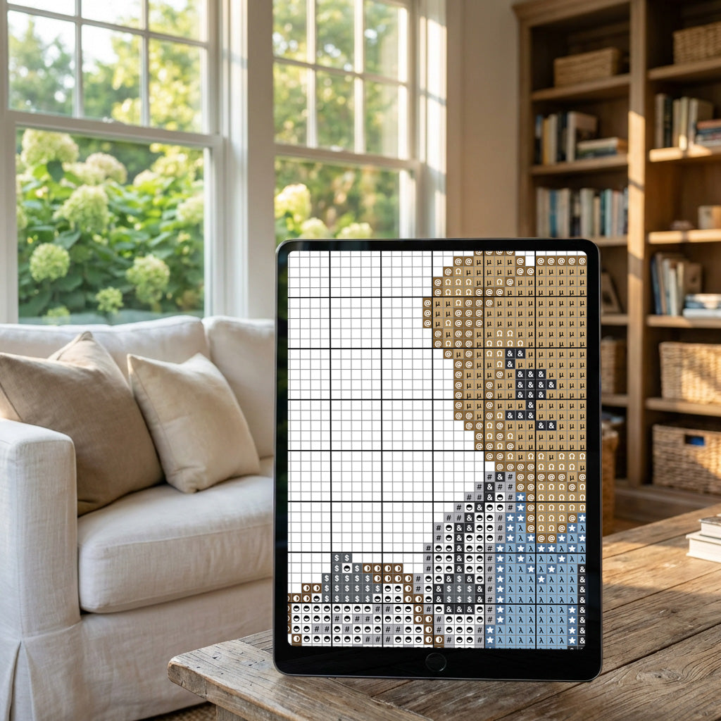 Doctor Bear Needlepoint Chart