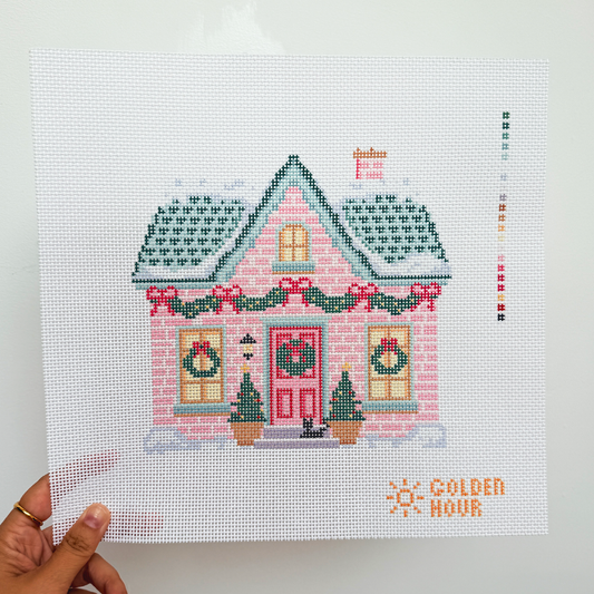 Garland Cottage Canvas SAMPLE
