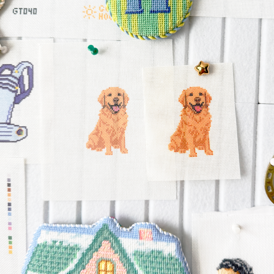 Golden Retriever Canvas SAMPLE