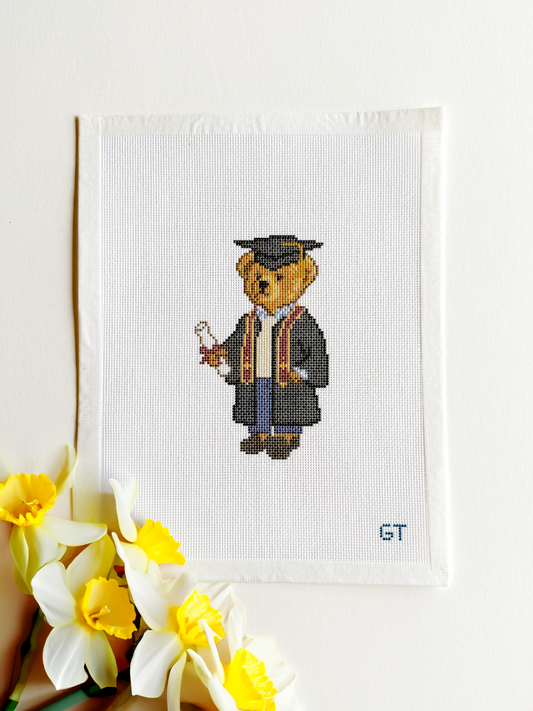 Graduate Bear Canvas