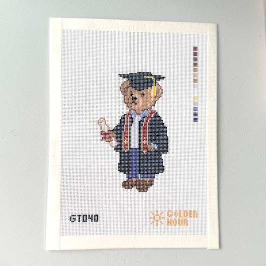 Graduate Bear Canvas