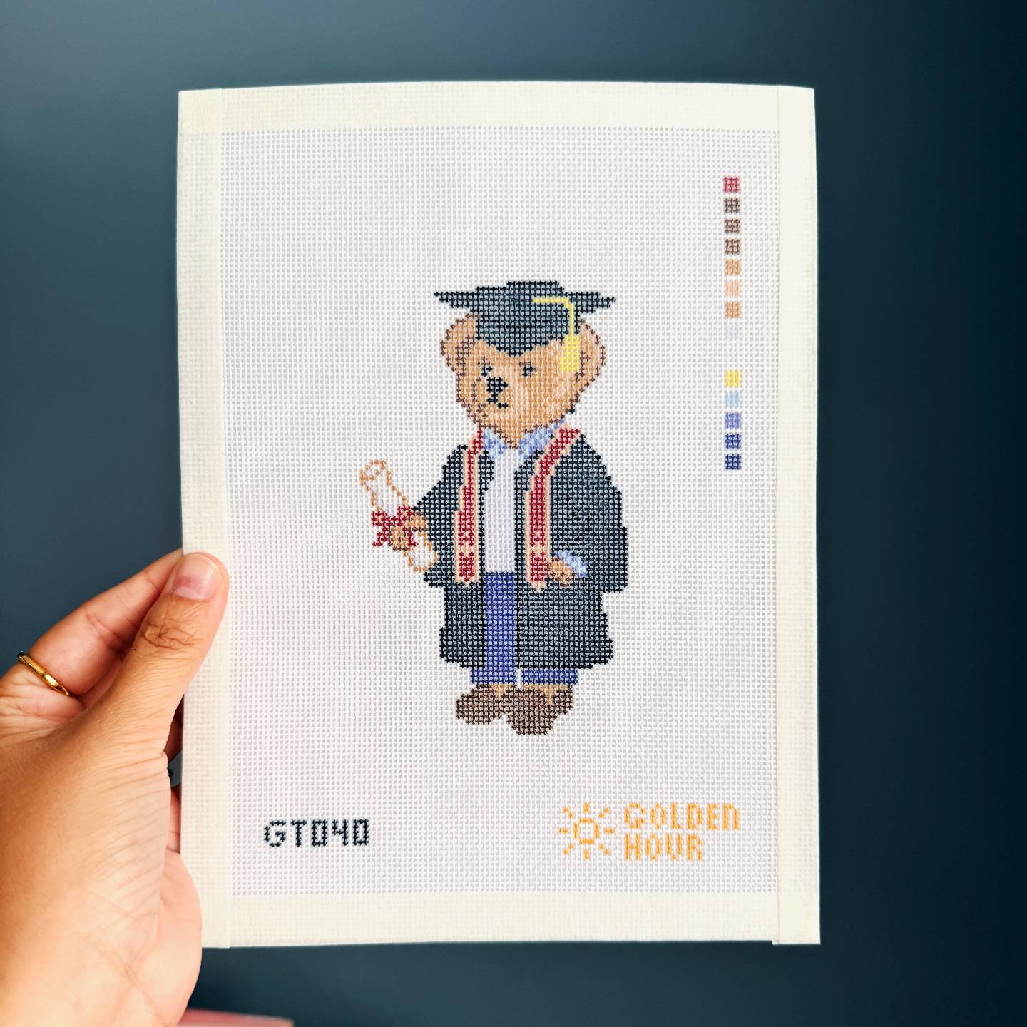 Graduate Bear Canvas