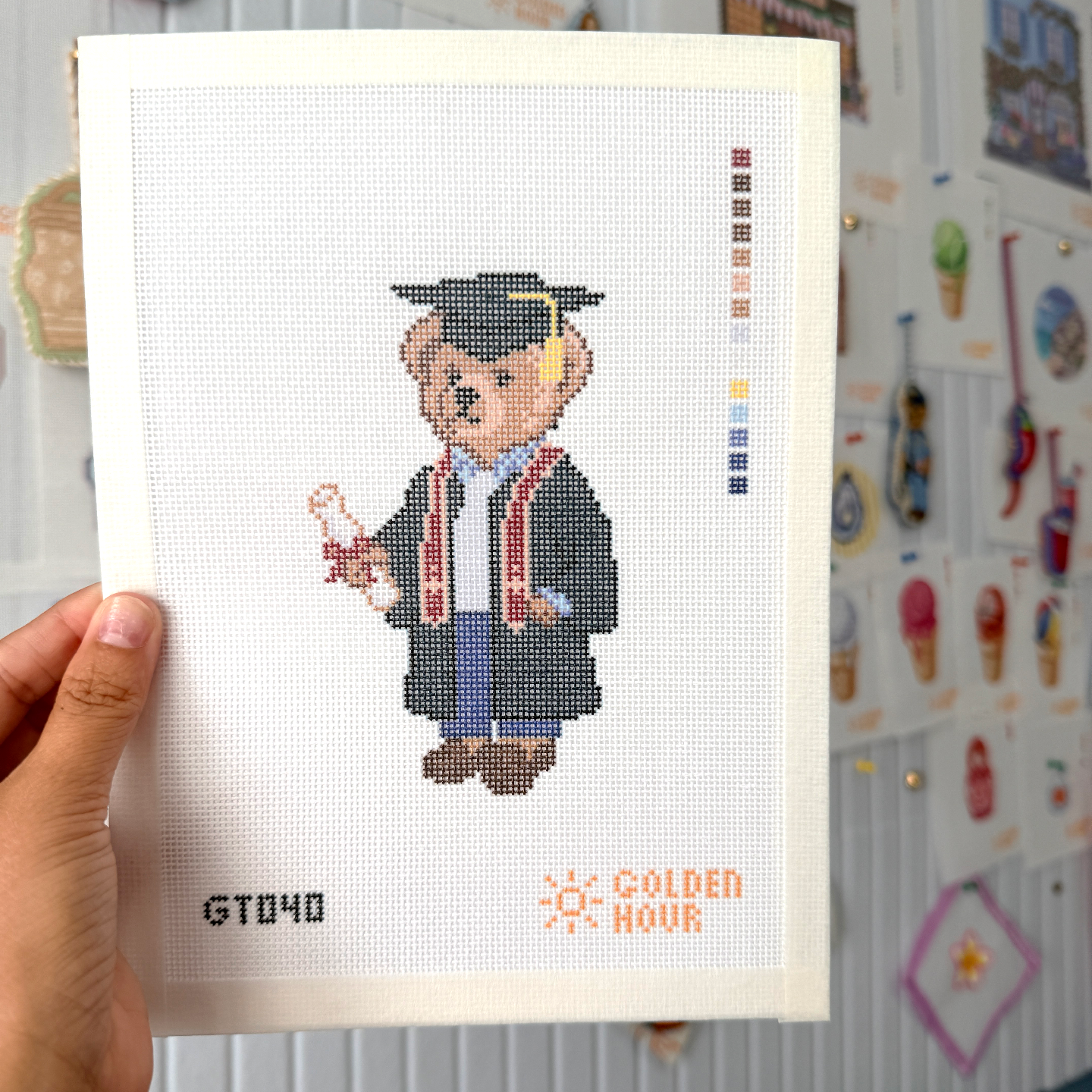 Graduate Bear Canvas