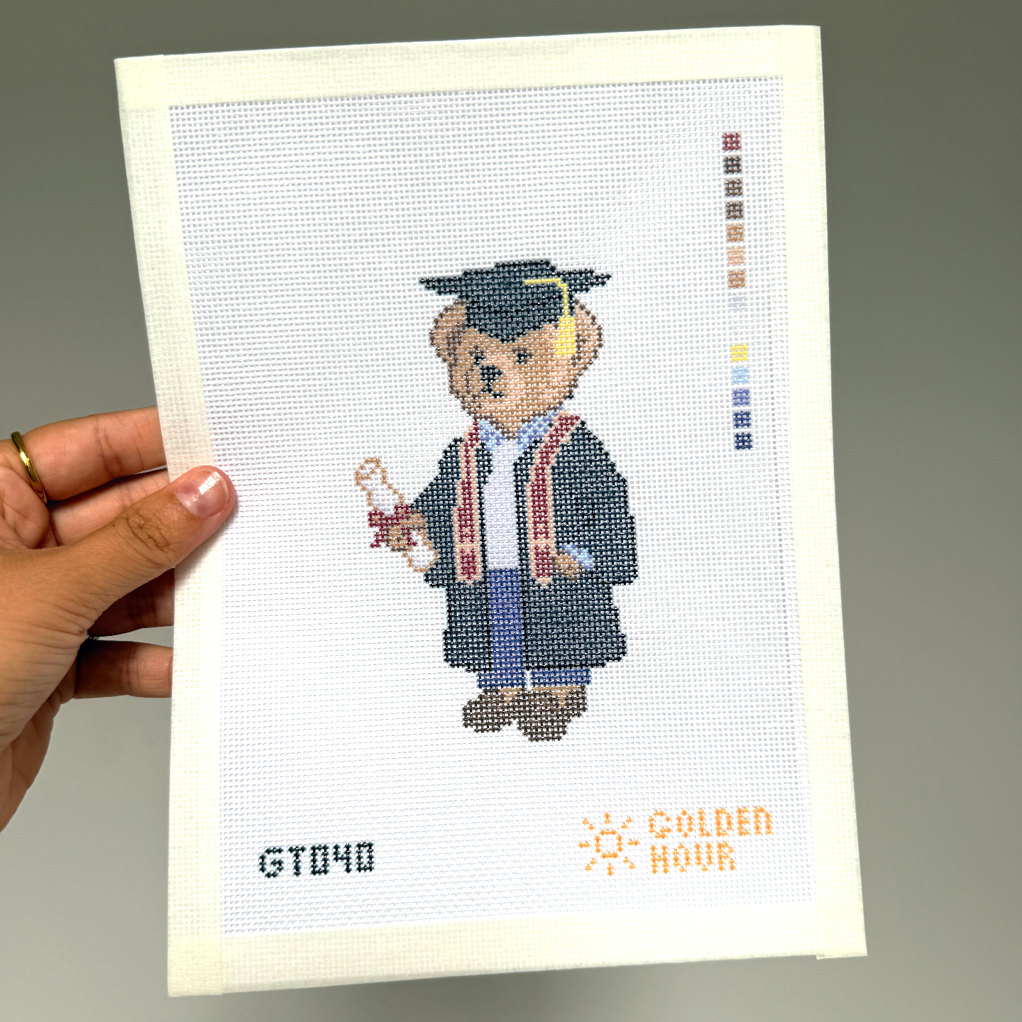 Graduate Bear Canvas