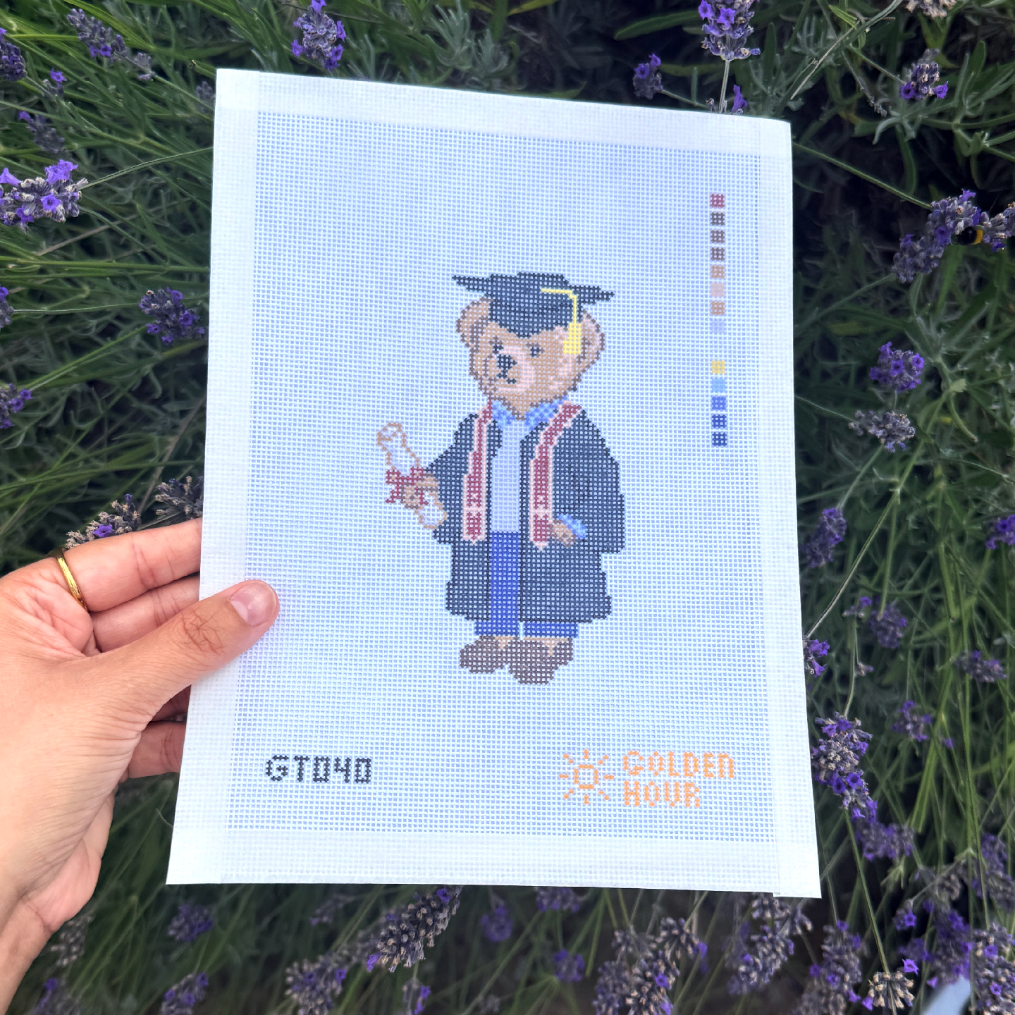 Graduate Bear Canvas