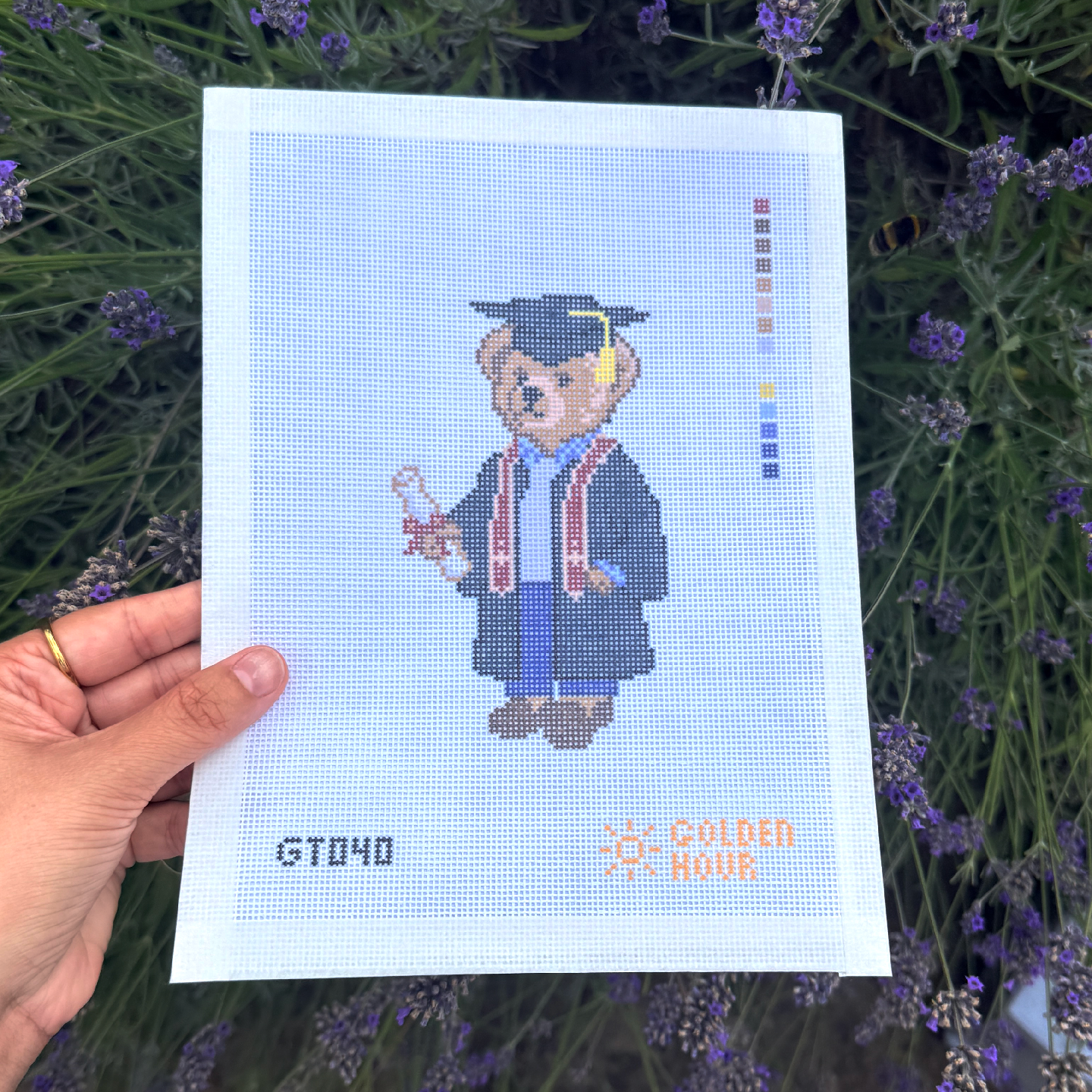 Graduate Bear Canvas