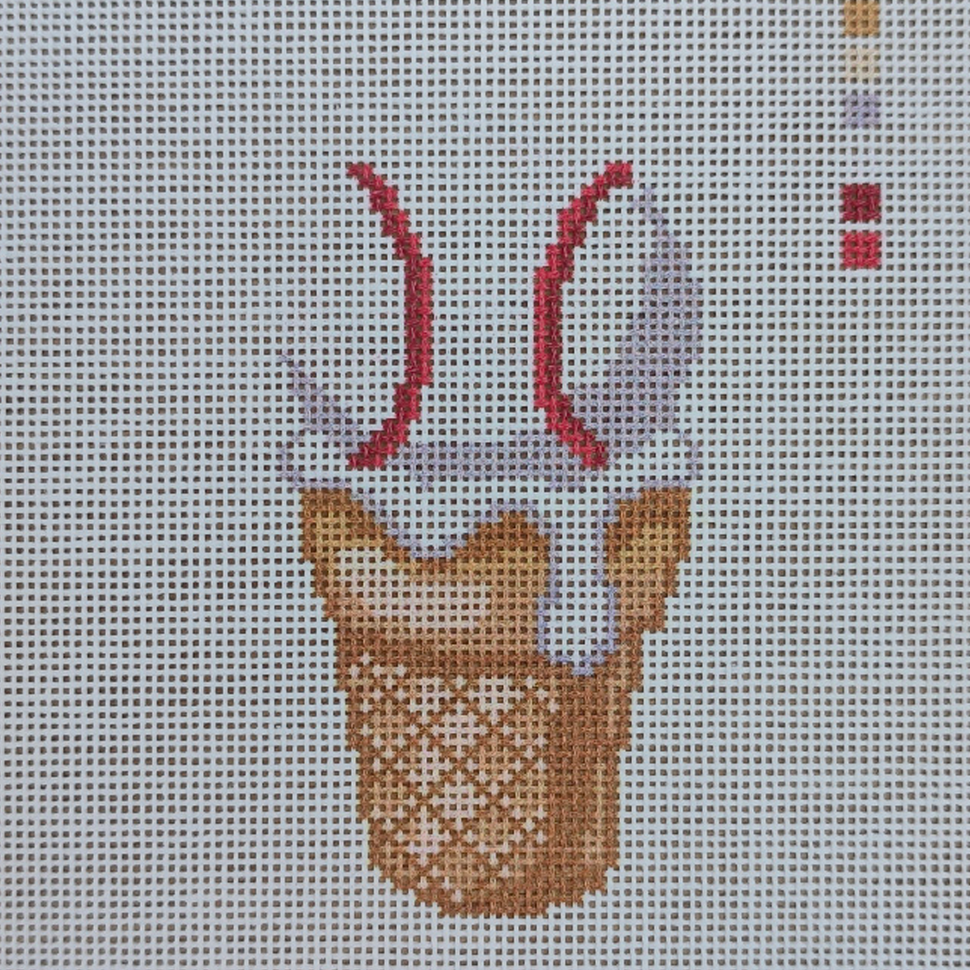 Ice Cream Baseball Canvas SAMPLE