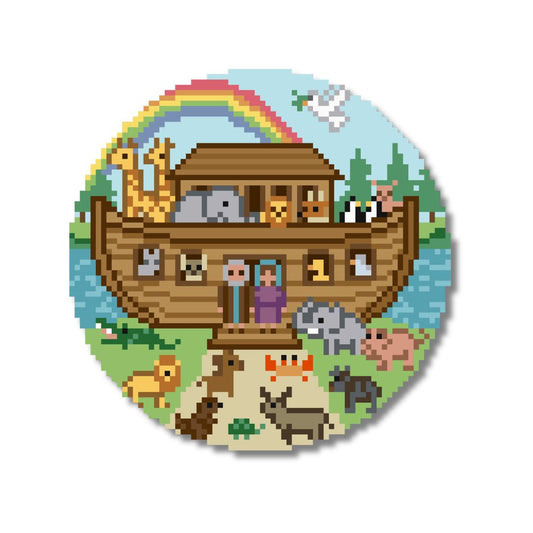 Noah's Ark Ornament Needlepoint Chart