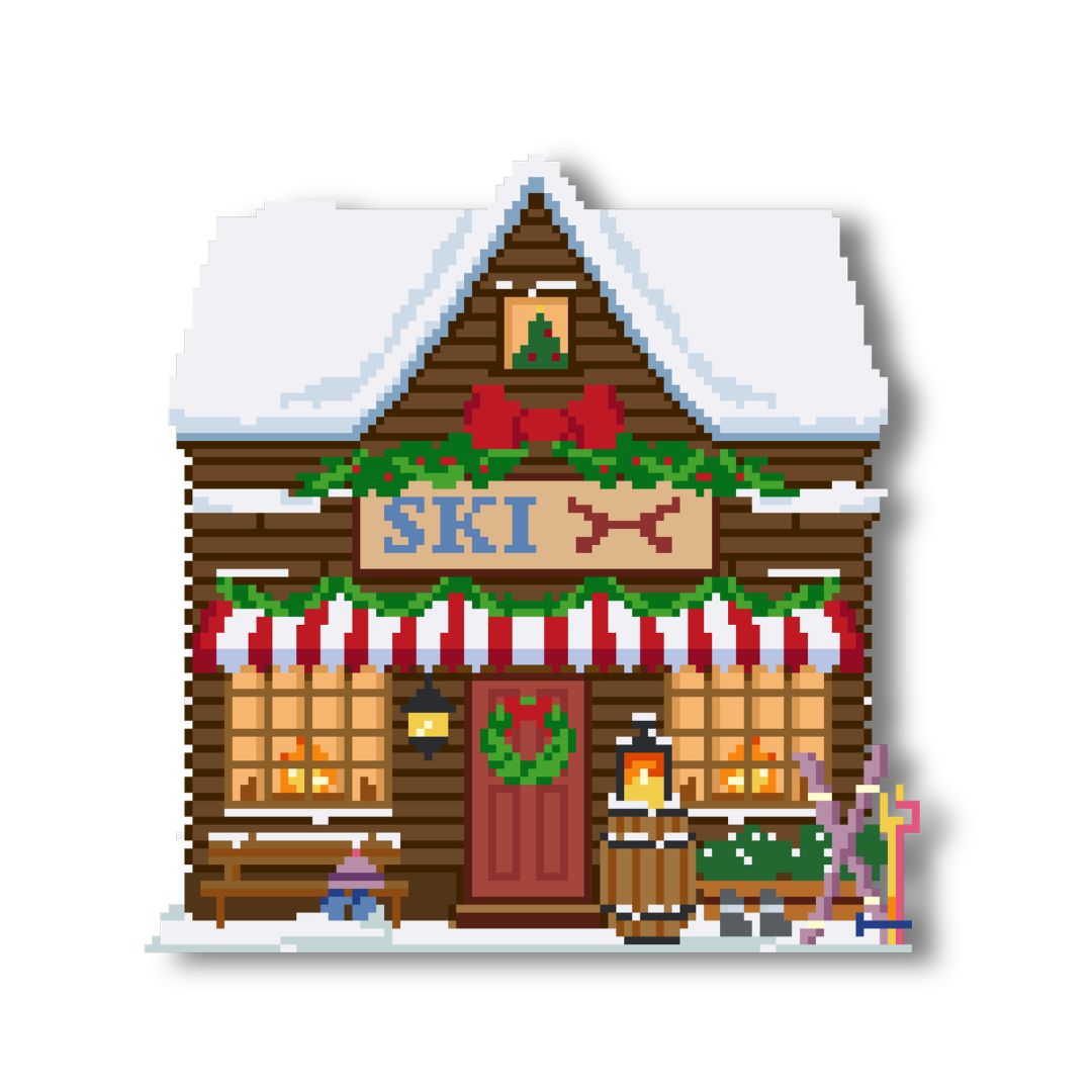 Apres Ski Log Cabin Village Chart