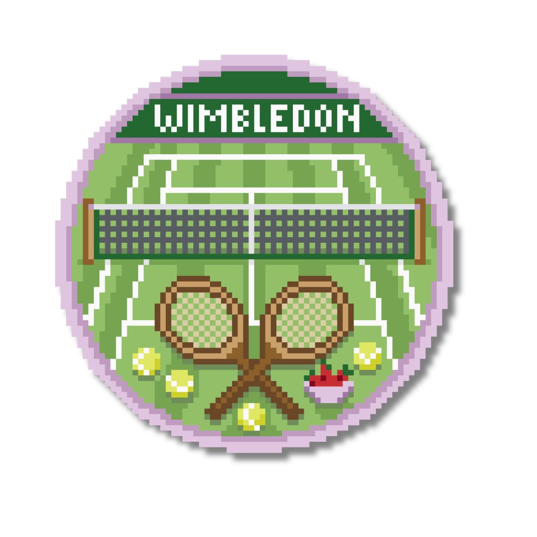 Wimbledon Medallion Needlepoint Pattern