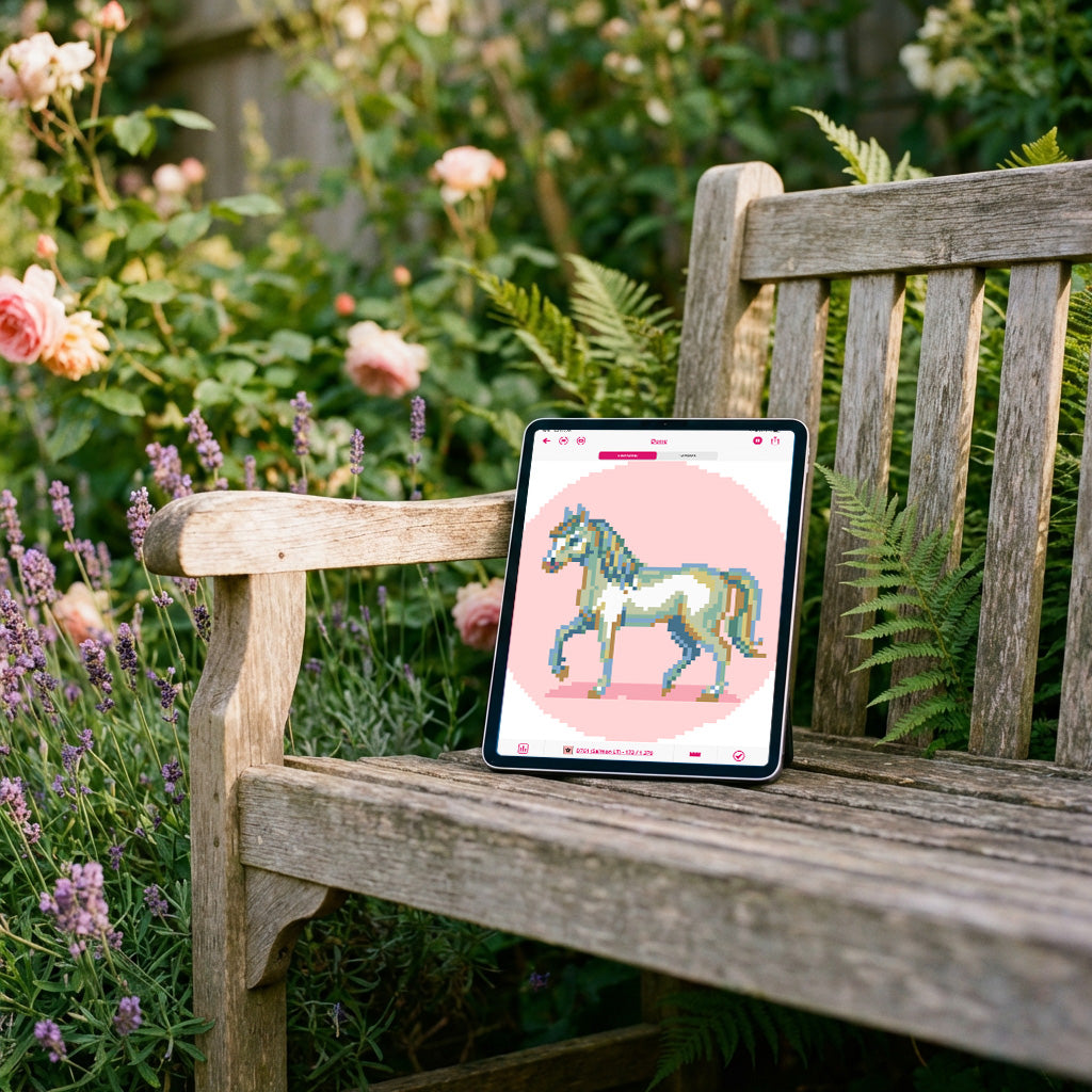Horse Portrait Needlepoint Chart