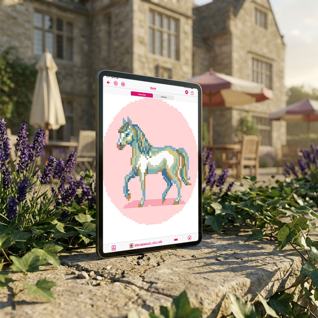 Horse Portrait Needlepoint Chart