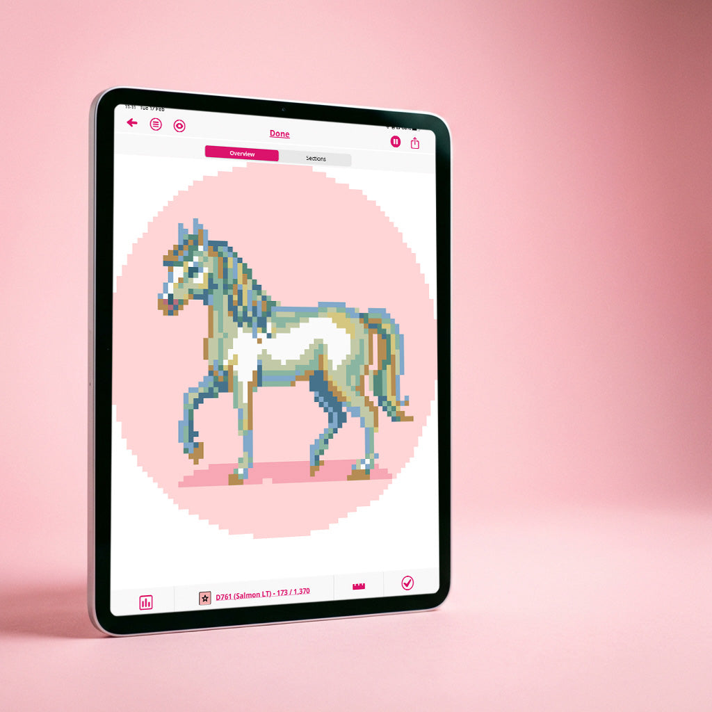 Horse Portrait Needlepoint Chart