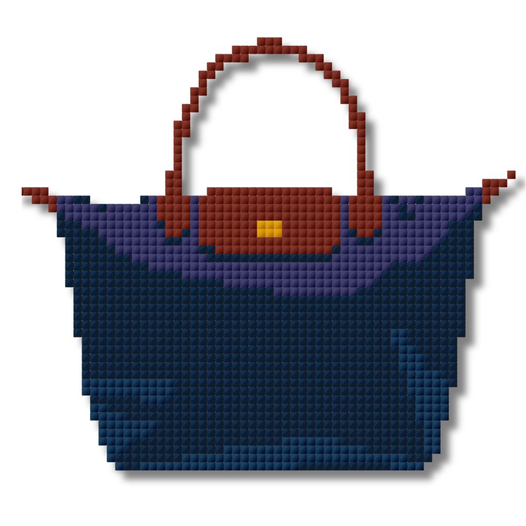 Le Pliage Tote Needlepoint Pattern